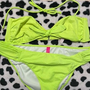Size Large neon green Victoria’s Secret bikini